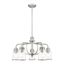 Lawrenceville 24" Coastal Industrial 5-Light Chandelier with Clear Seeded Glass