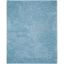 Light Blue 8' x 10' Handmade Tufted Shag Rug