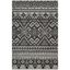 Adirondack Silver and Black 6' x 9' Geometric Area Rug