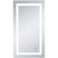 Helios 20" x 36" Silver LED Bathroom Vanity Mirror