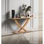 Rasmus Honeycomb Acacia Wood 57" Console Table