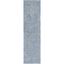 Blue Wool Hand-Tufted Runner Rug 2'3" x 9'