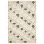 Ivory Shag Hand-Knotted Wool Rectangular Rug 6' x 9'