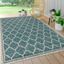 Gray Trellis Reversible Synthetic Flatweave 3x5 Area Rug