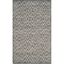 Coastal Charm Gray Handwoven Cotton Area Rug - 27" x 4"