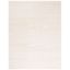 Plush Ivory Shag 9'x12' Area Rug with Easy-Care Synthetic Fibers