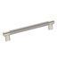 Polished Nickel and Stainless Steel Modern Cabinet Pull