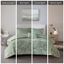 Felicia Green Velvet Full Comforter Set with Decorative Pillow