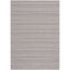 Gray and Taupe Hand-Knotted Wool Rectangular Area Rug