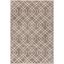 Reversible Hand-Knotted Brown Cotton Blend 4' x 6' Area Rug