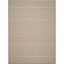 Grey and Cream Geometric 9' x 12' Indoor/Outdoor Area Rug