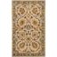 Elegant Ivory and Light Blue Wool Area Rug 8' x 10'