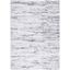 Amelia 3' x 5' Light Grey and Charcoal Synthetic Area Rug