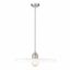 Paloma Brushed Nickel 24" LED Glass Indoor/Outdoor Pendant Light