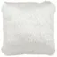 Pearl White 20" Square Shag Indoor/Outdoor Pillow