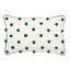 Green Rectangular Tufted Throw Pillow