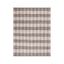 Gray and Light Brown Handmade Wool Flatweave Rug, 9' x 12'