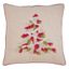 Beaded Christmas Tree Cotton Throw Pillow, 18" x 18", Rust