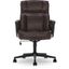 Brown Leather High Back Swivel Executive Office Chair