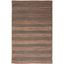 Handwoven Charcoal & Natural Cotton 9' x 12' Area Rug