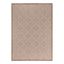 Transitional Brown Floral 8' x 10' Flatwoven Synthetic Area Rug