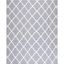 Handmade Grey/Ivory Geometric Wool Area Rug 8' x 10'