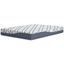 Blue and White 10-Inch Queen Memory Foam Mattress