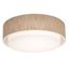 Sanibel 18'' Jute and Acrylic Drum Flush Mount Light