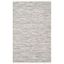 Coastal Charm Silver Cotton Hand-Woven Area Rug, 9' x 12'