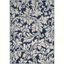 Navy & Ivory Cotton Blend 6' x 9' Hand-Knotted Area Rug