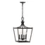 Nichi Modern Farmhouse 4-Light Bronze Black LED Pendant