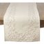 Beige and Tan Polyester Baroque Print Table Runner