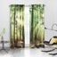 Forest Scene Light Filtering Polyester Curtain Panels