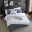 Twin Organic Cotton Grey Bedspread Cover Set