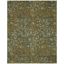 Gray and Gold Tufted Wool and Viscose Area Rug