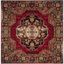 Vintage Red Safavid Style High Pile Area Rug