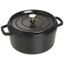 Black Enameled Cast Iron 5.5-qt Round Dutch Oven