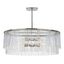 Bleecker 8-Light Polished Chrome and Crystal Chandelier