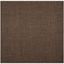 Handmade Brown Wool Square Reversible Area Rug