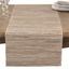 Natural Beige Jute Woven Table Runner with Metallic Shimmer