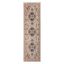 Elegant Ivory Heirloom-Inspired 2'3" X 8' Wool Blend Runner Rug