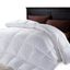 Queen White Microfiber Down Alternative Comforter