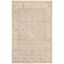 Izmir Gold and Ivory Hand-Knotted Wool 6' x 9' Area Rug