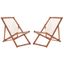 Contemporary Eucalyptus Wood Armless Side Chair in Natural Beige