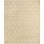 Ivory Beige Moroccan Trellis 6' x 9' Outdoor Rug