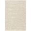 Coastal Breeze Ivory Hand-Tufted Wool Area Rug, 2' x 3'