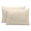 Sand Hypoallergenic Microfiber Queen Pillowcases Set of 2