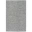 Handwoven Montauk Cotton Flatweave Rug in Black/Ivory - 4' x 6'