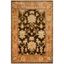 Oushak Brown and Rust Hand-Knotted Wool Area Rug 4' x 6'