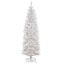 Slim White Fir Artificial Christmas Tree with Clear Lights